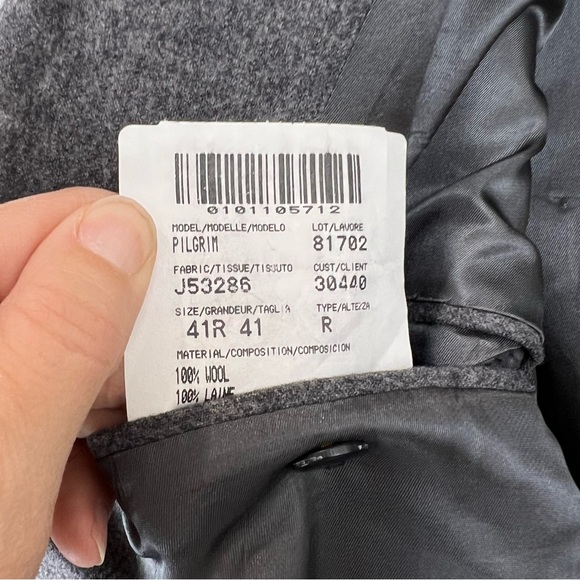 VTG J. PRESS Pilgrim 100% Wool Men’s Size 41R Blazer Jacket Canada Union Made - Picture 7 of 10